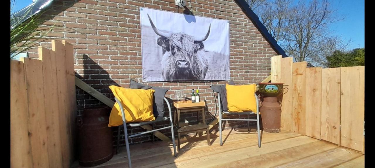 De Huifkar, Trekkershut Bij Sneek Hommerts Exterior foto